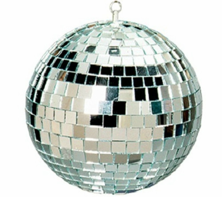 Mirrror Ball / Disco Ball, Gold - Laguna Party & Rentals