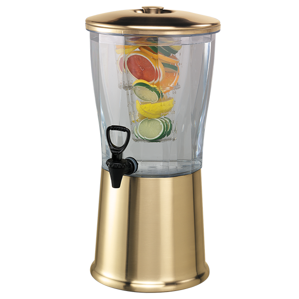 Gold 3 GAL Beverage Dispenser – Art Pancake Party & Wedding Rental